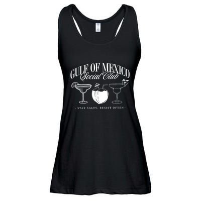 Retro Gulf Of Mexico Social Club Progressive Liberal Ladies Essential Flowy Tank