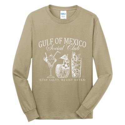 Retro Gulf Of Mexico Social Club Progressive Liberal Tall Long Sleeve T-Shirt