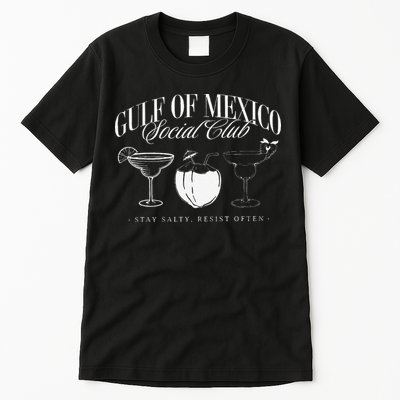 Retro Gulf Of Mexico Social Club Progressive Liberal Gift Tall T-Shirt