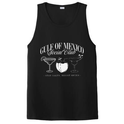 Retro Gulf Of Mexico Social Club Progressive Liberal Gift PosiCharge Competitor Tank