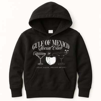 Retro Gulf Of Mexico Social Club Progressive Liberal Gift Kids Hoodie