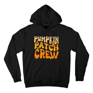 Retro Groovy Pumpkin Patch Crew Thanksgiving Fall Autumn Hoodie