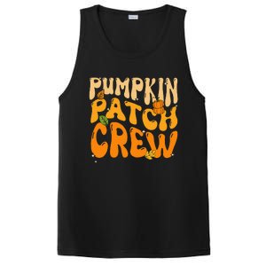 Retro Groovy Pumpkin Patch Crew Thanksgiving Fall Autumn PosiCharge Competitor Tank