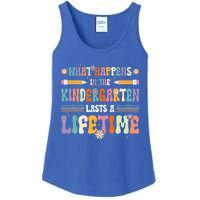 Retro Groovy Preschool Kindergarten Teacher Great Gift Ladies Essential Tank