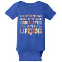 Retro Groovy Preschool Kindergarten Teacher Great Gift Baby Bodysuit