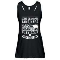 Real Grandpas Play Golf Funny Golf Grandpa Gifts Golfers Ladies Essential Flowy Tank