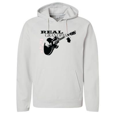 Real Grandpas Play Guitar Custom Funny Performance Fleece Hoodie