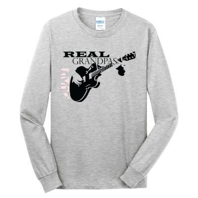 Real Grandpas Play Guitar Custom Funny Tall Long Sleeve T-Shirt