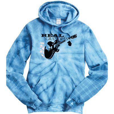 Real Grandpas Play Guitar Custom Funny Tie Dye Hoodie