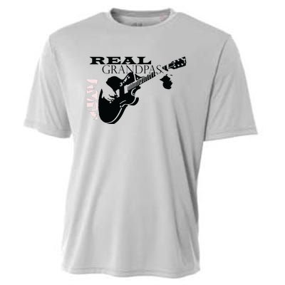 Real Grandpas Play Guitar Custom Funny Cooling Performance Crew T-Shirt