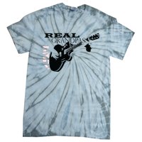 Real Grandpas Play Guitar Custom Funny Tie-Dye T-Shirt