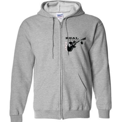 Real Grandpas Play Guitar Custom Funny Full Zip Hoodie