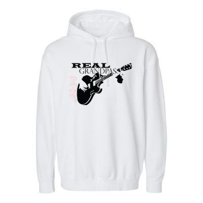 Real Grandpas Play Guitar Custom Funny Garment-Dyed Fleece Hoodie