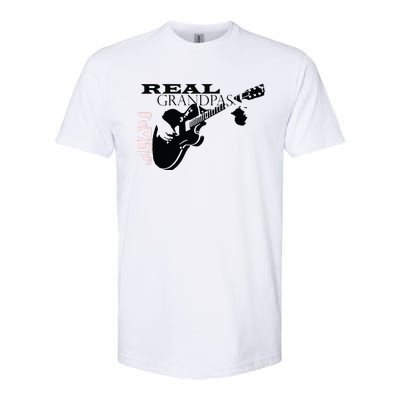 Real Grandpas Play Guitar Custom Funny Softstyle CVC T-Shirt