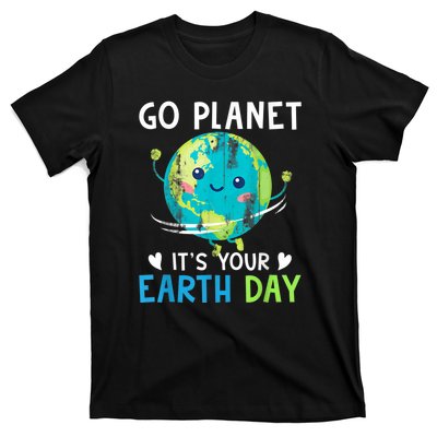 Retro Go Planet It's Your Earth Day T-Shirt