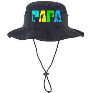 Retro Golfing Papa Golfer Golf Gifts For Fathers Day Legacy Cool Fit Booney Bucket Hat