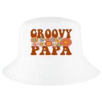 Retro Groovy Papa Matching Family 1st Birthday Party Cool Comfort Performance Bucket Hat