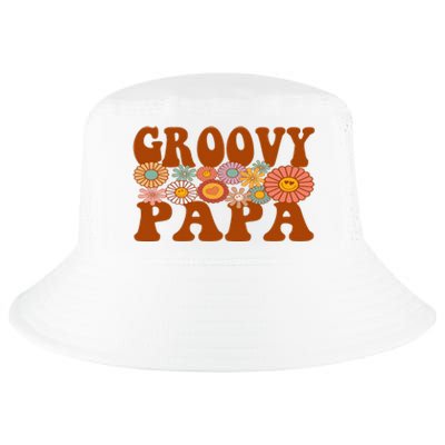 Retro Groovy Papa Matching Family 1st Birthday Party Cool Comfort Performance Bucket Hat