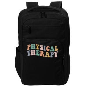 Retro Groovy Physical Therapy Funny Physical Therapist pt Impact Tech Backpack