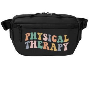 Retro Groovy Physical Therapy Funny Physical Therapist pt Crossbody Pack