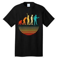 Retro Guitar Player Design Guitarist I Vintage Evolution Tall T-Shirt