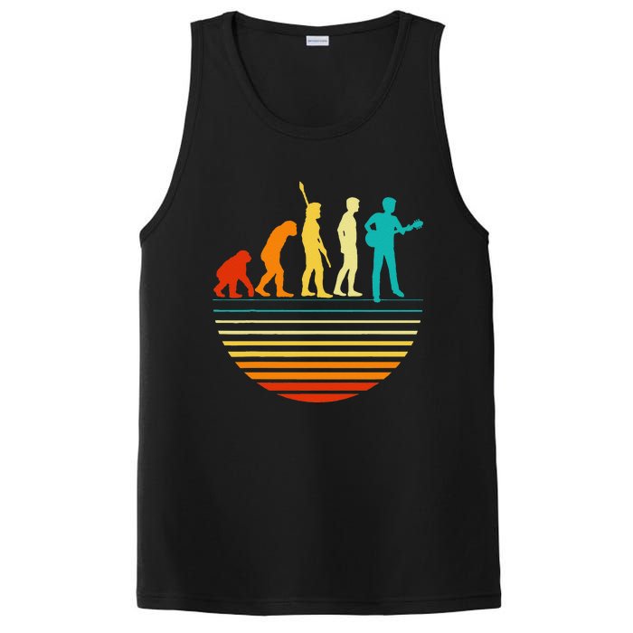 Retro Guitar Player Design Guitarist I Vintage Evolution PosiCharge Competitor Tank