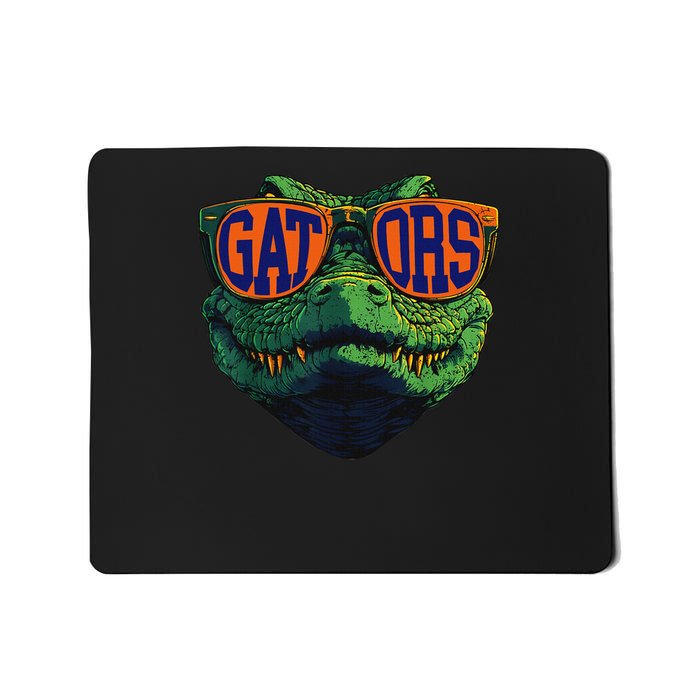Retro Gators Personalized Name Style Mousepad