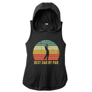 Retro Golfing Papa Golfer Golf Gifts For Fathers Day Ladies PosiCharge Tri-Blend Wicking Draft Hoodie Tank