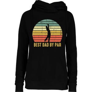 Retro Golfing Papa Golfer Golf Gifts For Fathers Day Womens Funnel Neck Pullover Hood