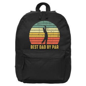 Retro Golfing Papa Golfer Golf Gifts For Fathers Day 16 in Basic Backpack