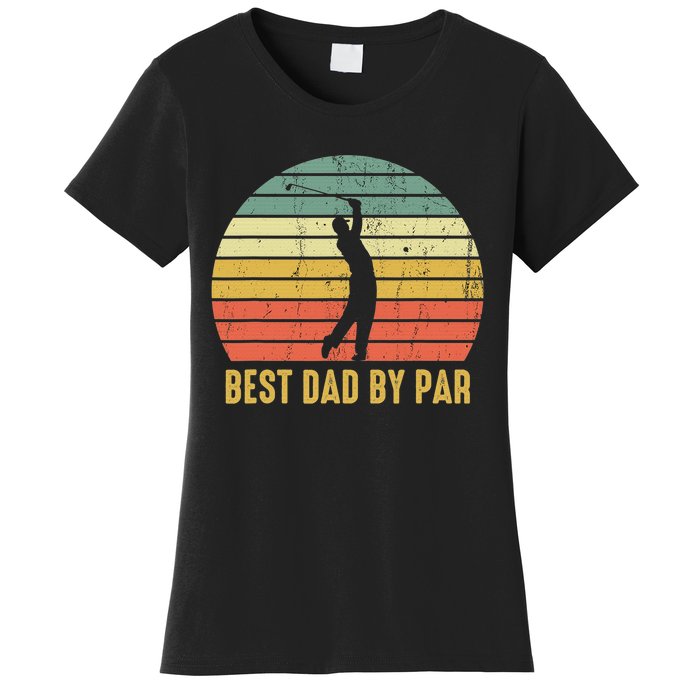 Retro Golfing Papa Golfer Golf Gifts For Fathers Day Women's T-Shirt