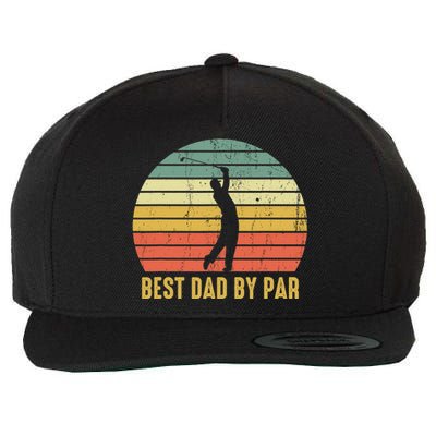 Retro Golfing Papa Golfer Golf Gifts For Fathers Day Wool Snapback Cap