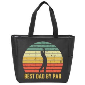 Retro Golfing Papa Golfer Golf Gifts For Fathers Day Zip Tote Bag