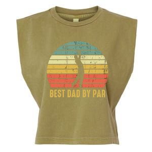 Retro Golfing Papa Golfer Golf Gifts For Fathers Day Garment-Dyed Women's Muscle Tee