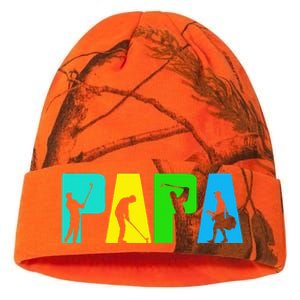 Retro Golfing Papa Golfer Golf Gifts For Fathers Day Kati Licensed 12" Camo Beanie