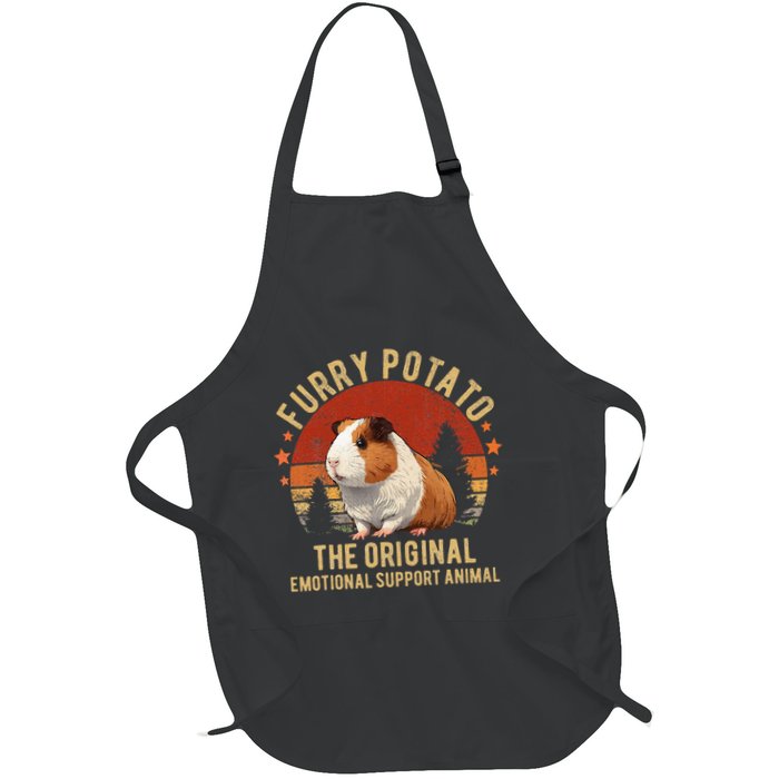 Retro Guinea Pig Furry Potato Vintage Guinea Pig Funny Apron
