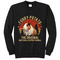 Retro Guinea Pig Furry Potato Vintage Guinea Pig Funny Sweatshirt