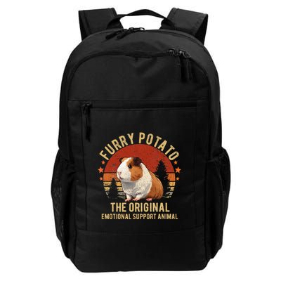 Retro Guinea Pig Furry Potato Vintage Guinea Pig Funny Backpack