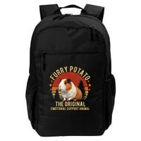 Retro Guinea Pig Furry Potato Vintage Guinea Pig Funny Backpack