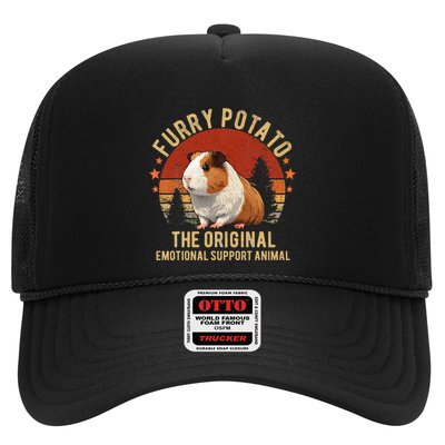 Retro Guinea Pig Furry Potato Vintage Guinea Pig Funny Trucker Hat