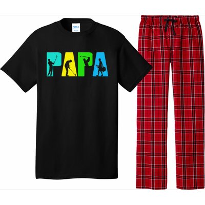 Retro Golfing Papa Golfer. Golf Gifts For Fathers Day Pajama Set