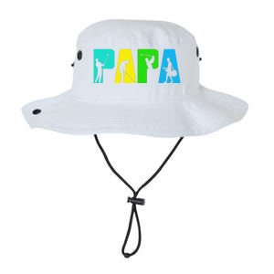 Retro Golfing Papa Golfer. Golf Gifts For Fathers Day Legacy Cool Fit Booney Bucket Hat