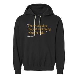 Reagan Gift Quote Personalized Funny Birthday Name Idea Garment-Dyed Fleece Hoodie