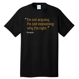 Reagan Gift Quote Personalized Funny Birthday Name Idea Tall T-Shirt