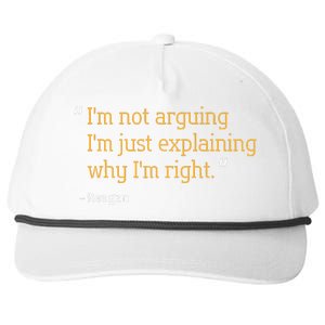 Reagan Gift Quote Personalized Funny Birthday Name Idea Snapback Five-Panel Rope Hat