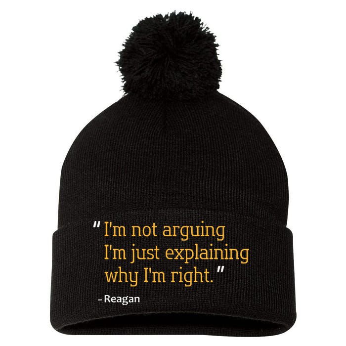 Reagan Gift Quote Personalized Funny Birthday Name Idea Pom Pom 12in Knit Beanie