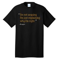 Reagan Gift Quote Personalized Funny Birthday Name Idea Tall T-Shirt