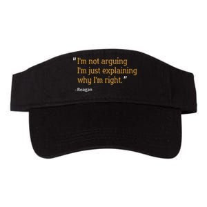 Reagan Gift Quote Personalized Funny Birthday Name Idea Valucap Bio-Washed Visor