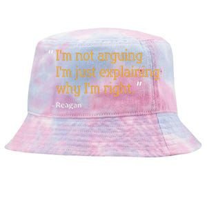 Reagan Gift Quote Personalized Funny Birthday Name Idea Tie-Dyed Bucket Hat