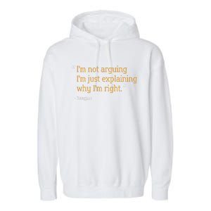 Reagan Gift Quote Personalized Funny Birthday Name Idea Garment-Dyed Fleece Hoodie